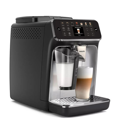 Philips 4400 Series Fully Automatic Espresso Machine w/ LatteGo & Iced Coffee - EP4447/90