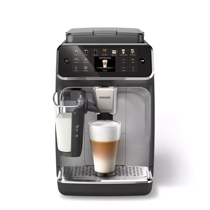 Philips 4400 Series Fully Automatic Espresso Machine w/ LatteGo & Iced Coffee - EP4447/90