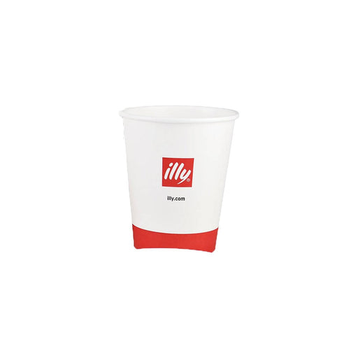 12oz ILLY PAPER CUP - WHITE (Case of 1000)