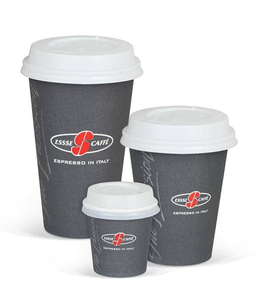 16oz Essse Caffe Logo Grey Paper Cups (Sleeve Of 50)