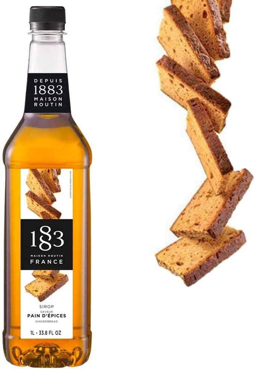 1883 - 1L Glass Bottle - Ginger Bread Syrup