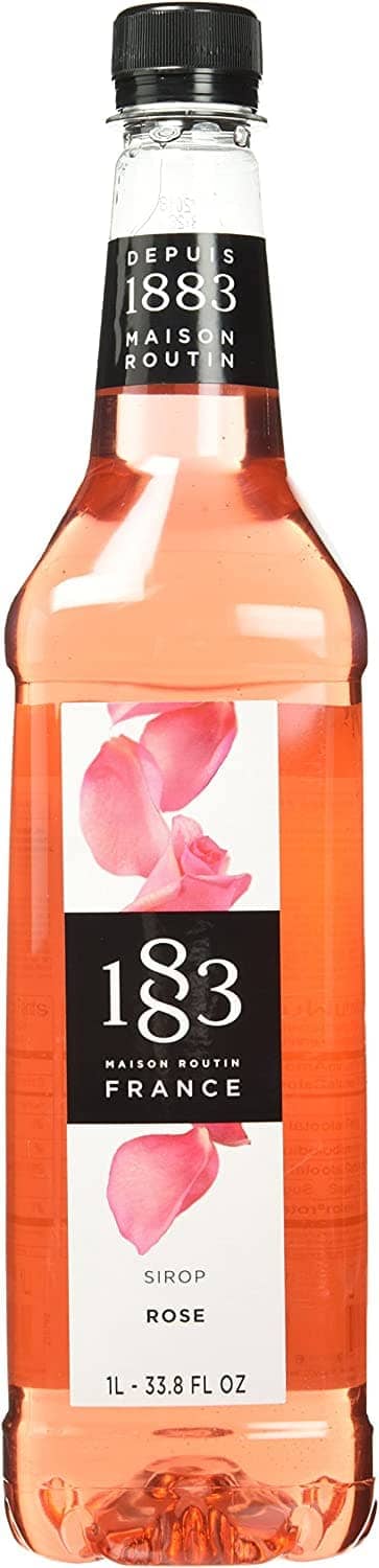 1883 - 1L Glass Bottle - Rose Syrup
