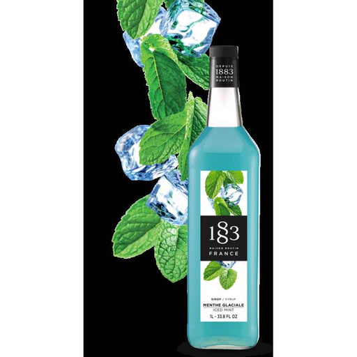 1883 - 1L Glass Bottle - Iced Mint Syrup