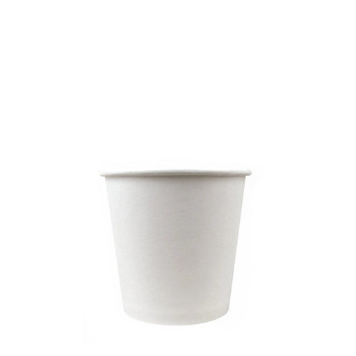 4oz White Paper Cups - Sleeve Of 50