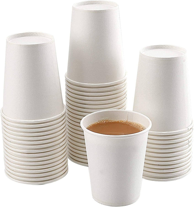 8oz White Paper Cup (Sleeve of 50) - Anthony's Espresso