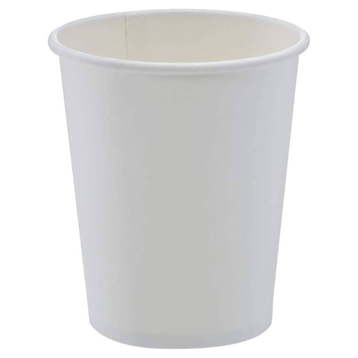 8oz White Paper Cups - Case of 1000