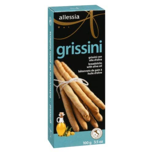 Allessia Breadsticks with Olive Oil - 100 Gram - Anthony's Espresso