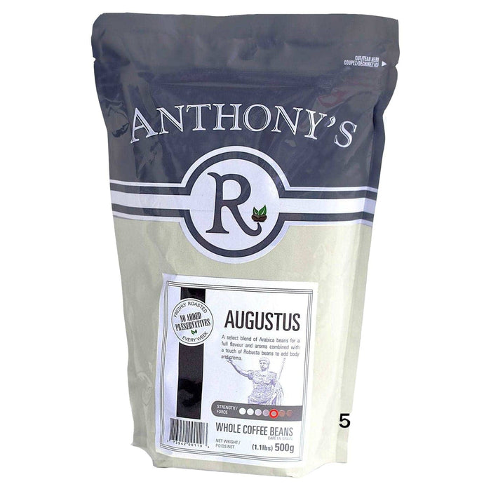 Anthony's Augustus Whole Beans - 500g - Anthony's Espresso