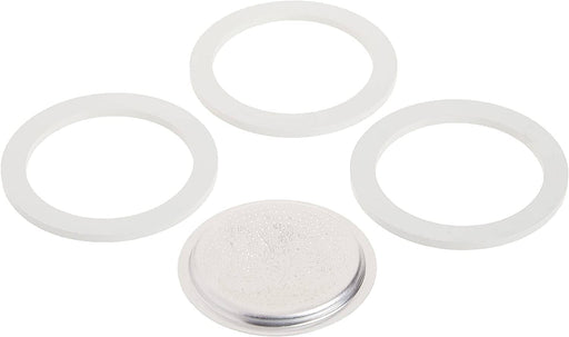 Bialetti 0800003 Moka 3 Cup Replacement Filter and 3 Gaskets