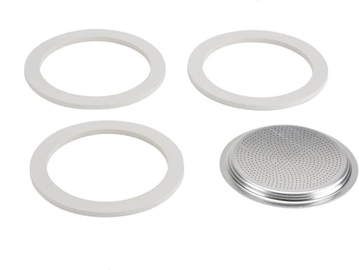 Bialetti 6962 Moka 9 Cup Replacement Filter and 3 Gaskets