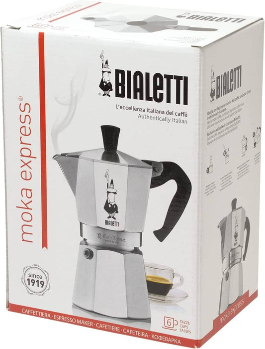 Bialetti Moka Express - 6 Cup Stovetop Espresso Maker - Anthony's Espresso