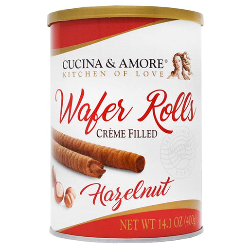 Cucina & Amore Hazelnut Rolled Wafers 400g