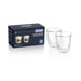 De'Longhi Double Walled Cappuccino Glasses Set of 2 - Anthony's Espresso