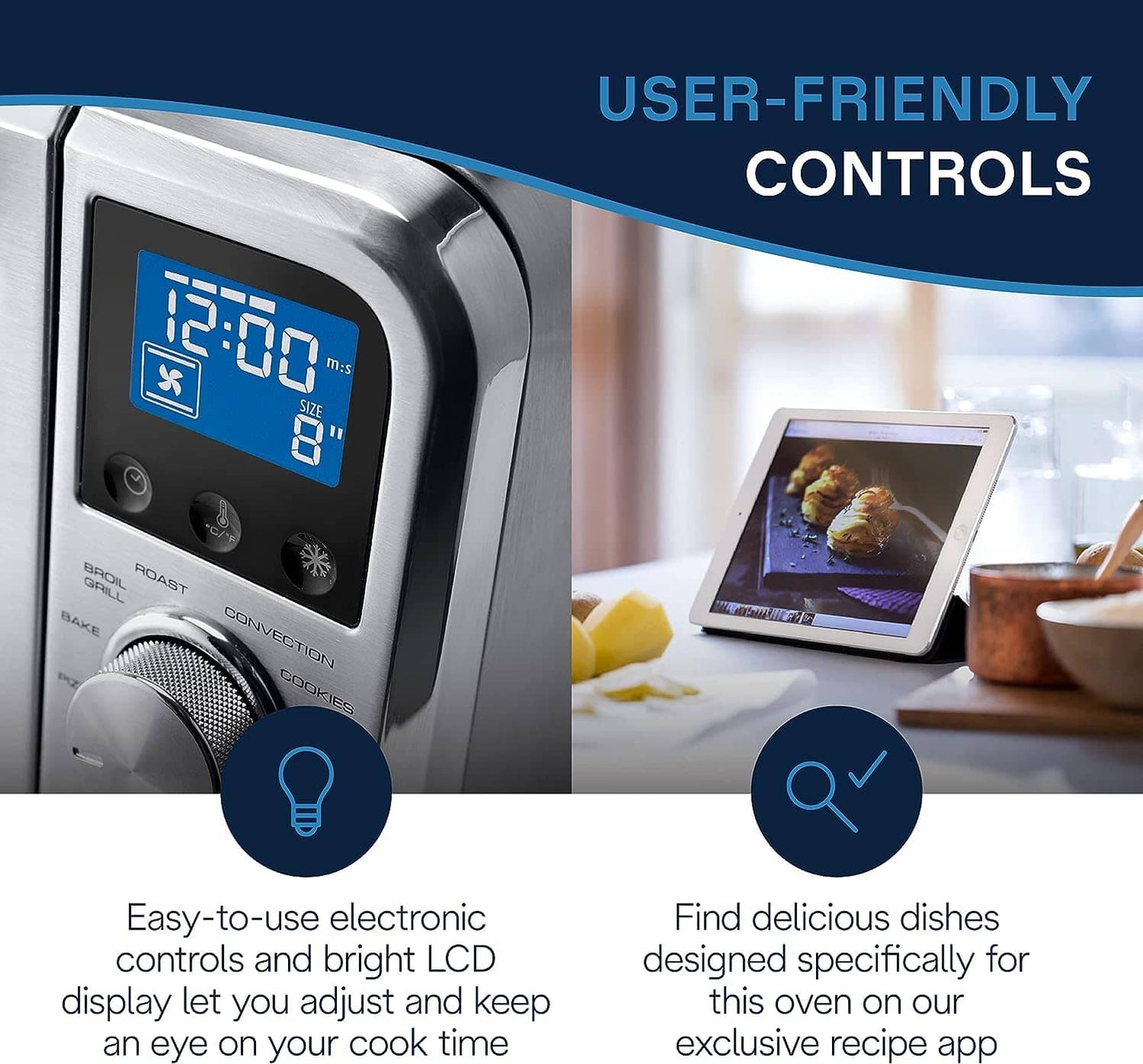 Buy DeLonghi Livenza 0.5 cu ft. Stainless Steel Digital Convection Oven