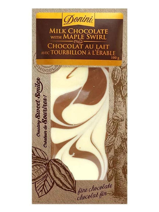 Donini Milk Chocolate with Maple Swirl 100g