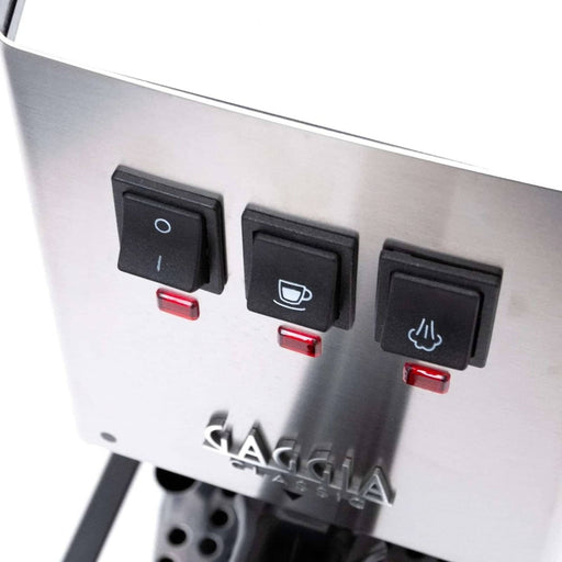 Gaggia Classic Pro Manual Espresso Machine - Brushed Stainless Steel