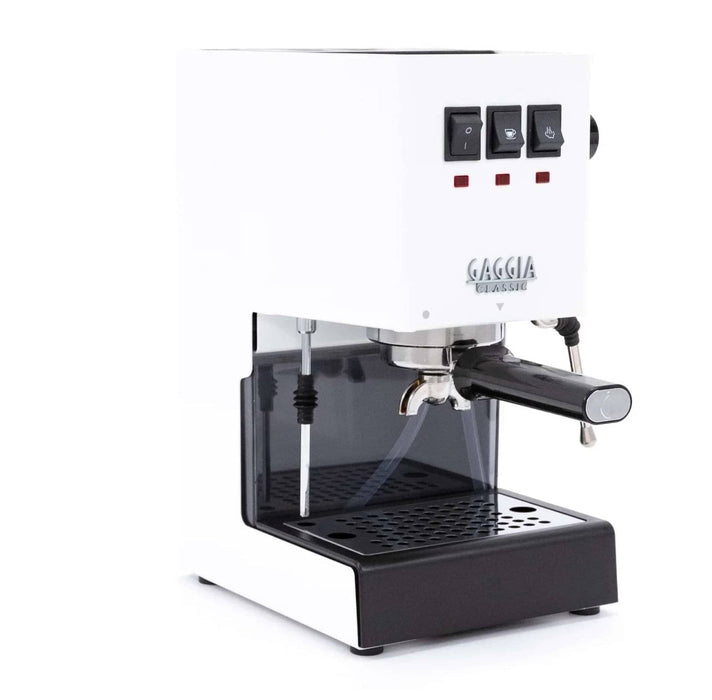 Gaggia Classic Pro Manual Espresso Machine - Polar White - Anthony's Espresso