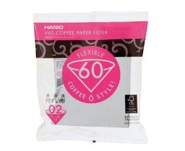 Hario V60-02 White (100Pk) - Anthony's Espresso