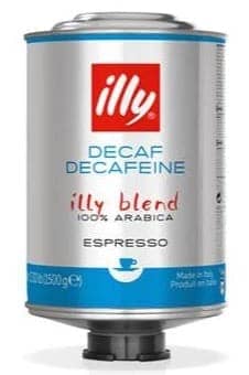 Illy Decaf Whole Bean - 1.5kg Tin (4pk) - Anthony's Espresso