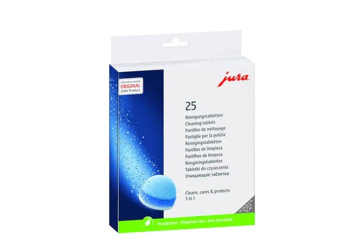 JURA 3-Phase Cleaning Tablets 25 Pack - Anthony's Espresso