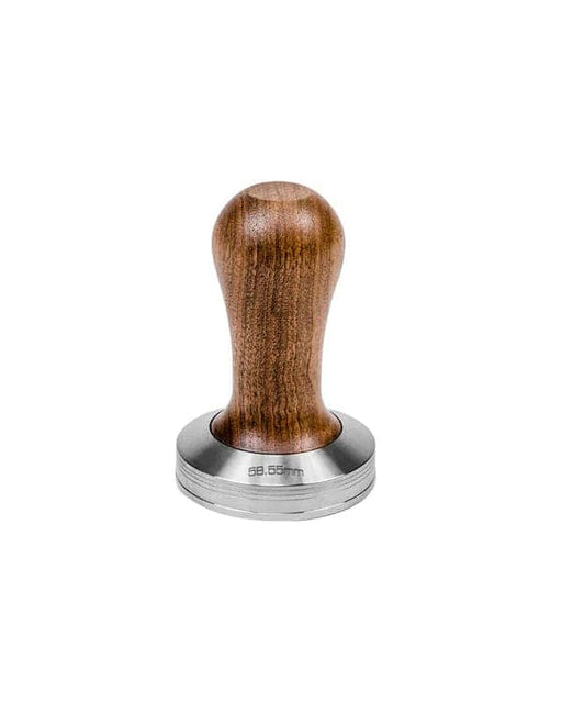 Stainless Steel Flat Base Coffee Tamper 51mm/53mm/58mm Espresso Coffee  Machine Profilter Tool Rosewood Handle