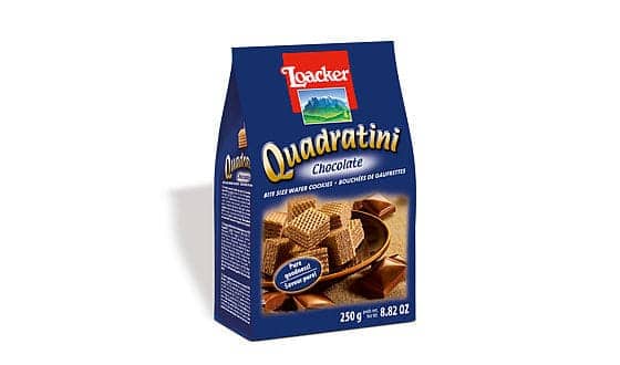 Loacker - Chocolate Quadratini Wafers - Anthony's Espresso