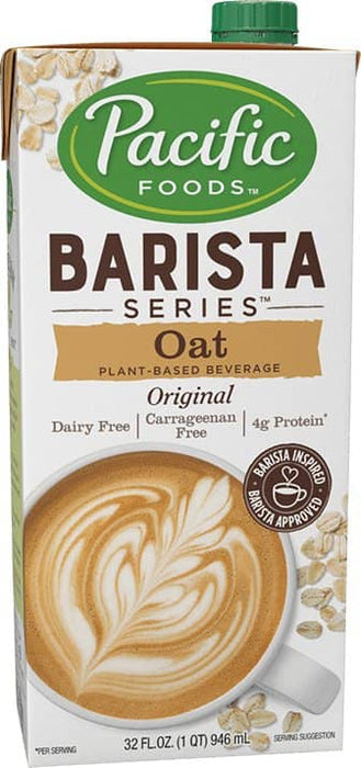 Pacific Foods Barista Oat Milk 32 oz - Anthony's Espresso