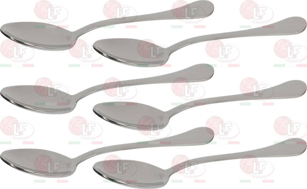PACK 6 COFFEE SPOONS OF STAINLESS STEEL - Anthony's Espresso