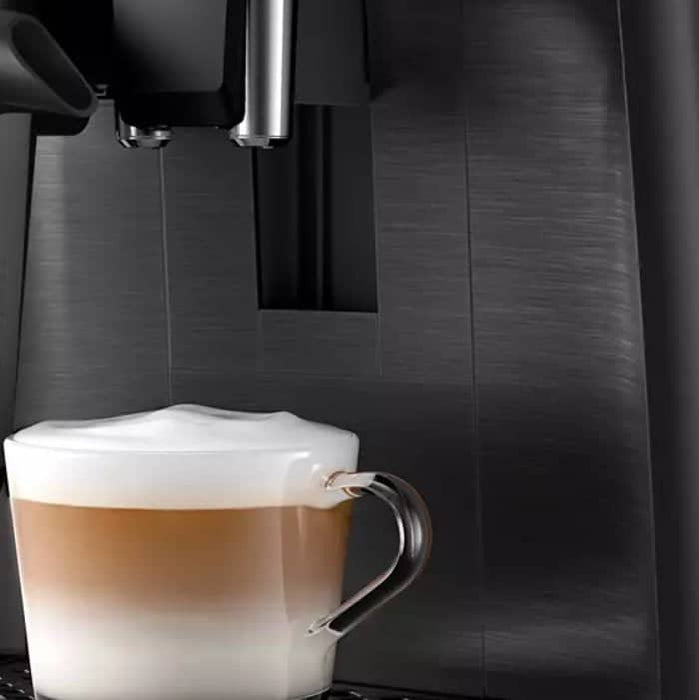 How to setup Philips LatteGo coffee machine - Aqua Clean filter  installation and water hardness test 