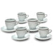 Sara Parole Cappuccino Cups (Set Of 6) - Anthony's Espresso