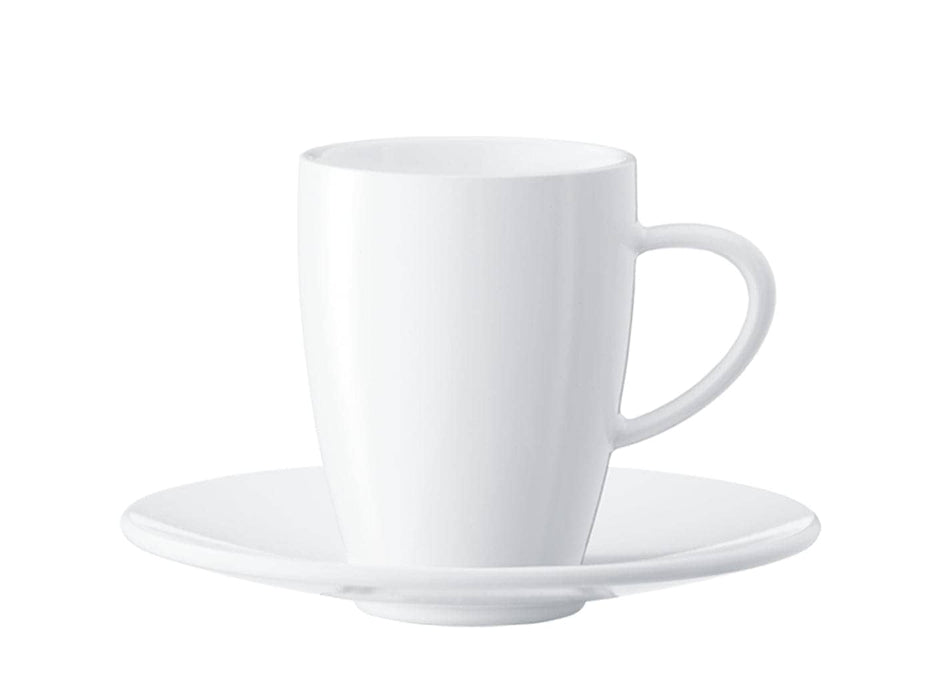 White Coffee Cups/Saucers Gift Box - Set of 2 - Anthony's Espresso